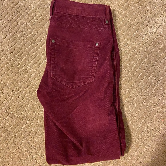 Athleta Maroon Corduroy Jeans - Picture 5 of 5